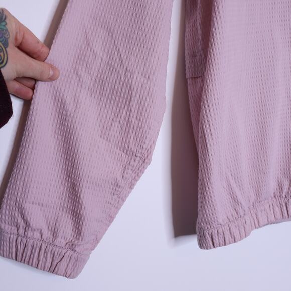 LULULEMON Pack Light Pullover Porcelain Pink High-Neck Half Zip Jacket Women's 8 - Picture 9 of 13